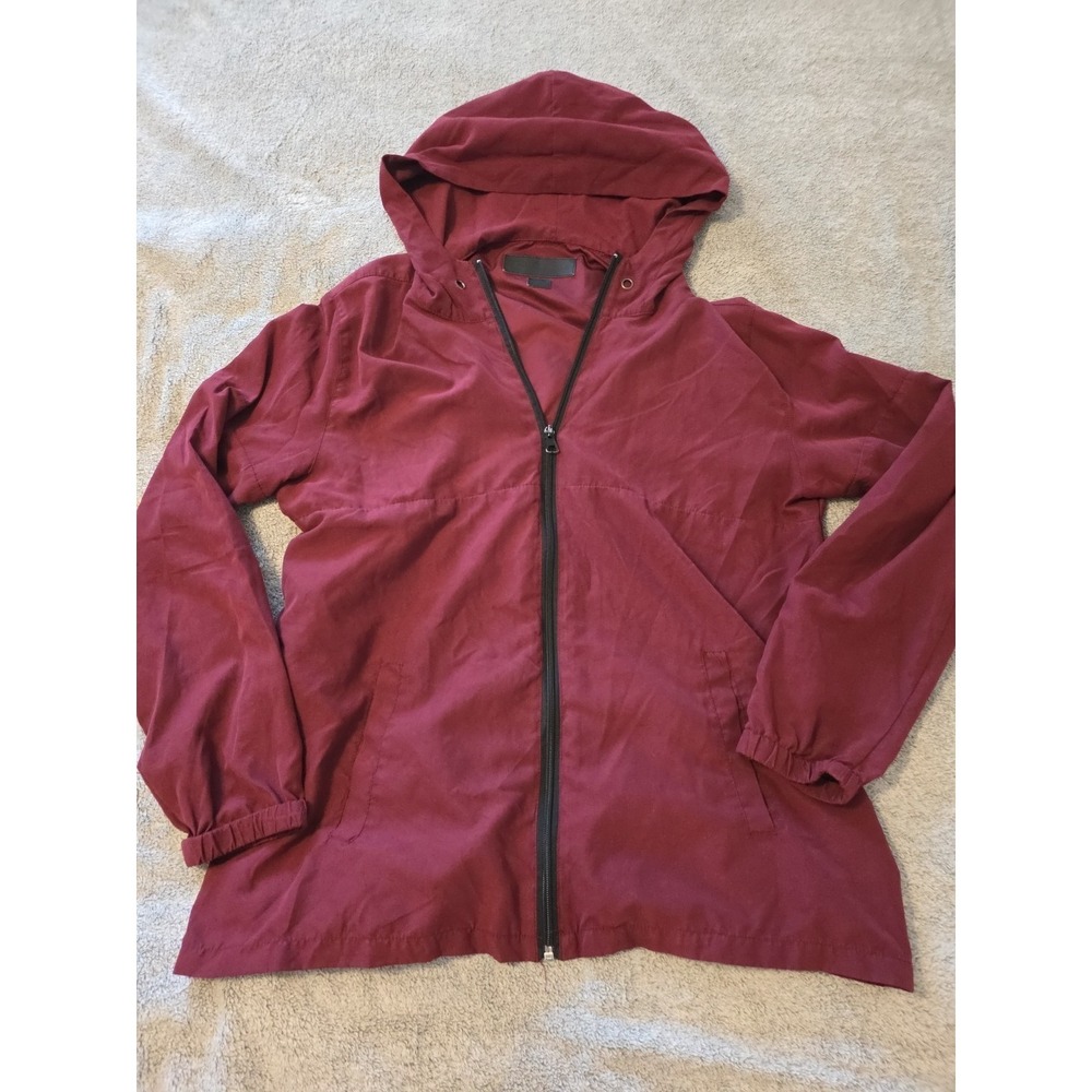 Triumph Over Tragedy Burgundy Men's Medium Full Zip Jacket Buttery Soft